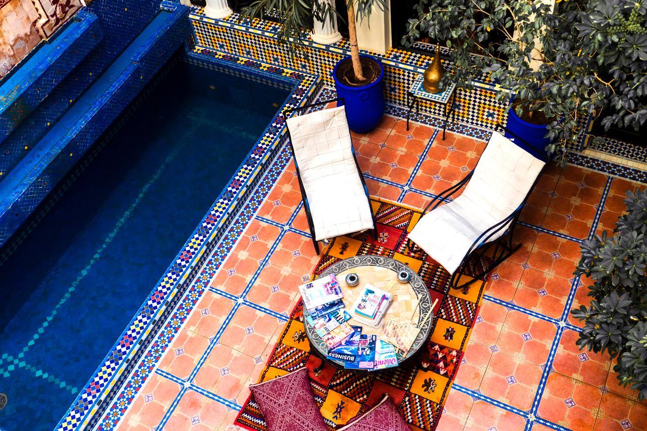 Riad 58 Blu Marrakesh Buitenkant foto